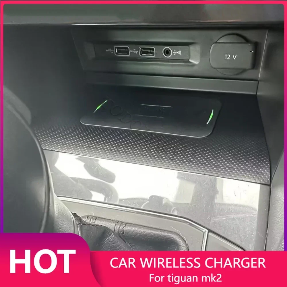 Wireless Phone Charger Pad - Car Wireless Charger for Volkswagen Tiguan