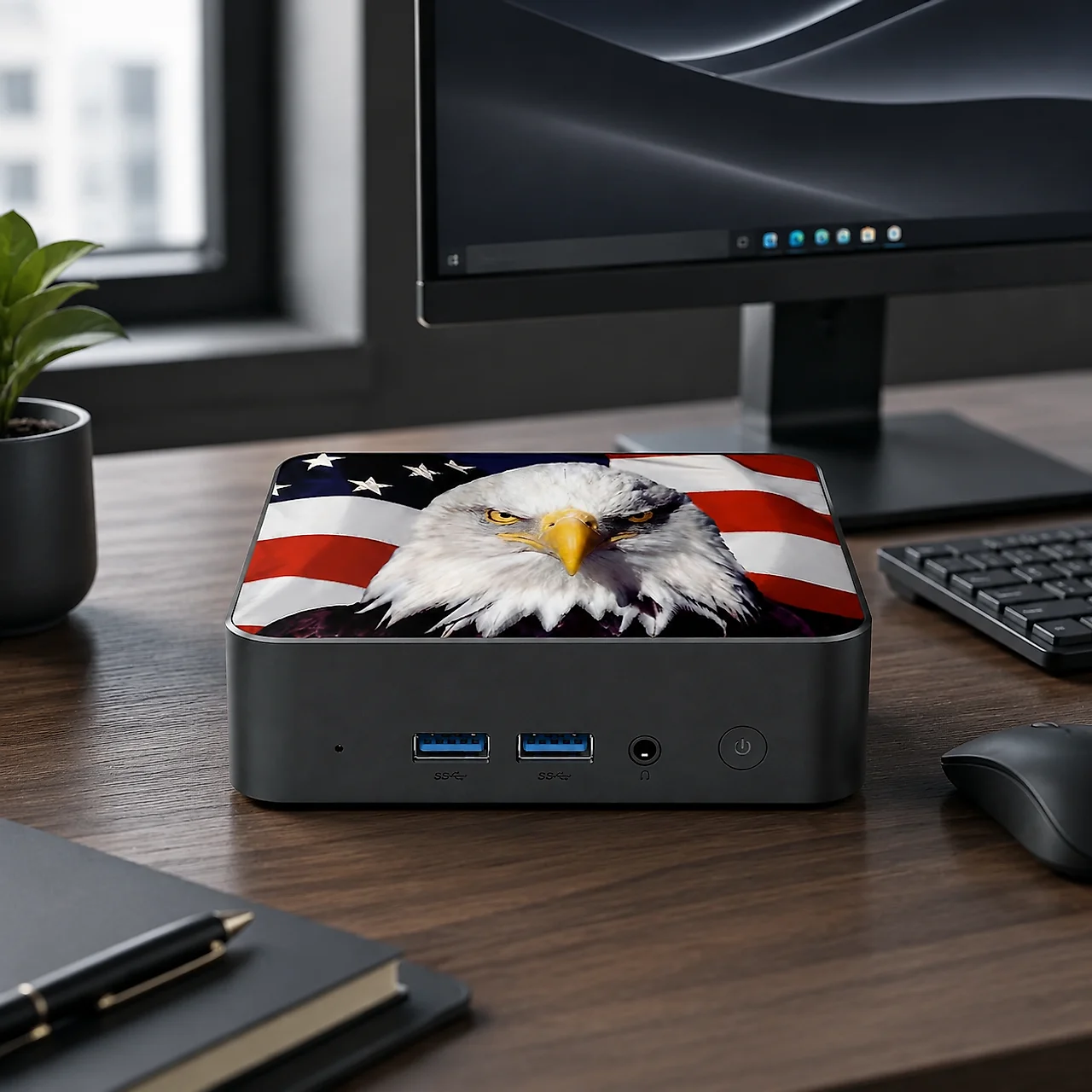 Slim Canada Flag Mini Desktop  - огляд і ціна Mini Pc Windows