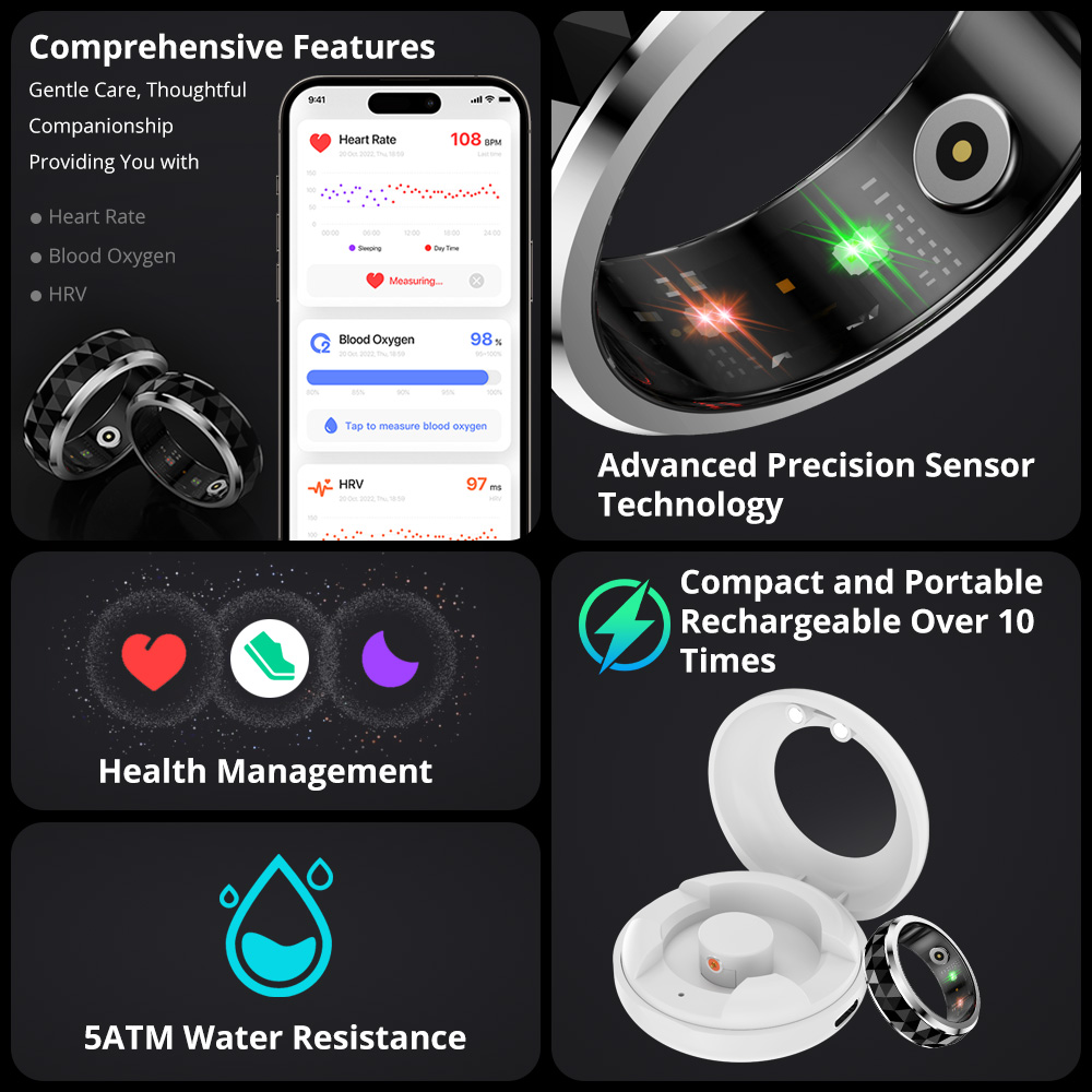 2024 COLMI R11 Smart Ring, Fid - огляд і ціна Smart Ring Health