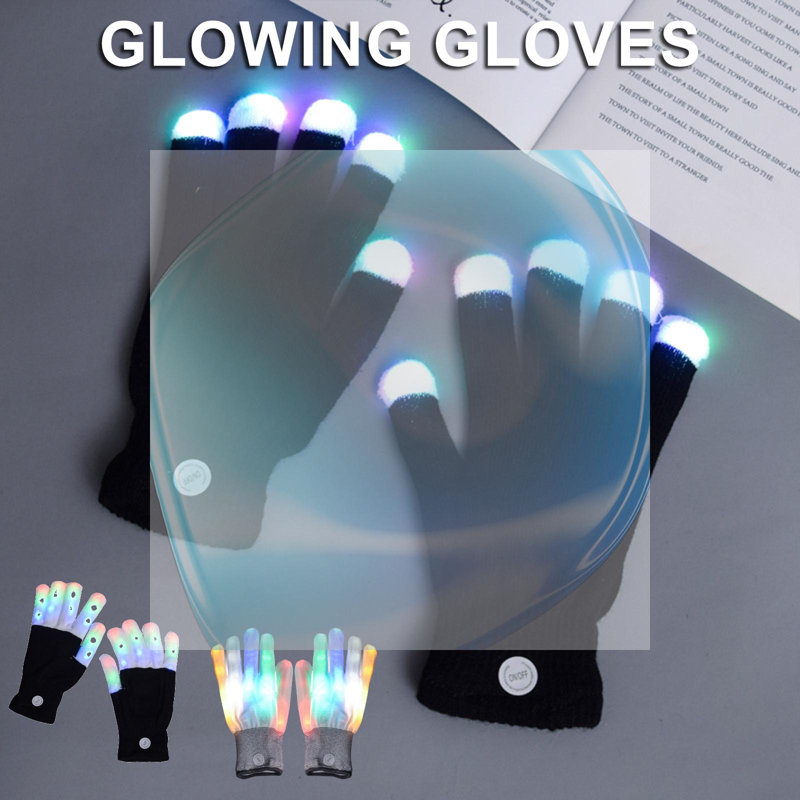 LED Flashing Finger Lighting G - огляд і ціна Led Gloves Music