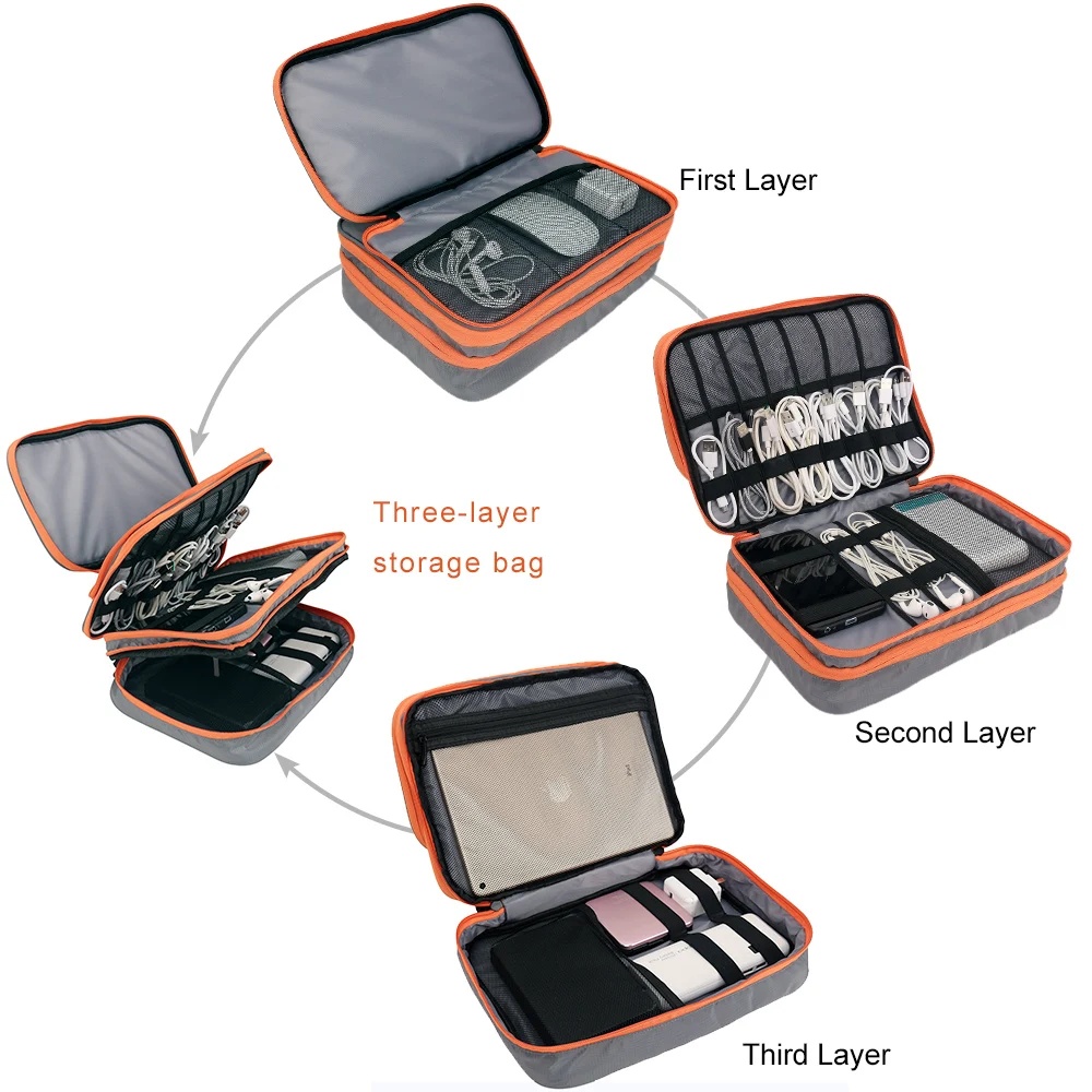 Double Layers Large Capacity T - огляд і ціна Electronics And Gadgets With A