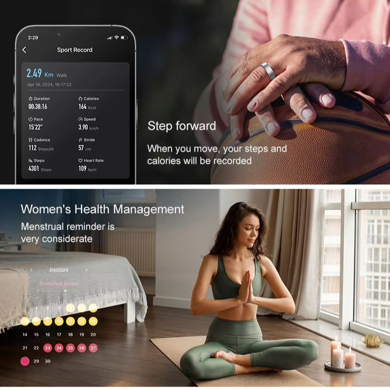 Smart Ring Men Women, Heart Ra - огляд і ціна Smart Ring Health