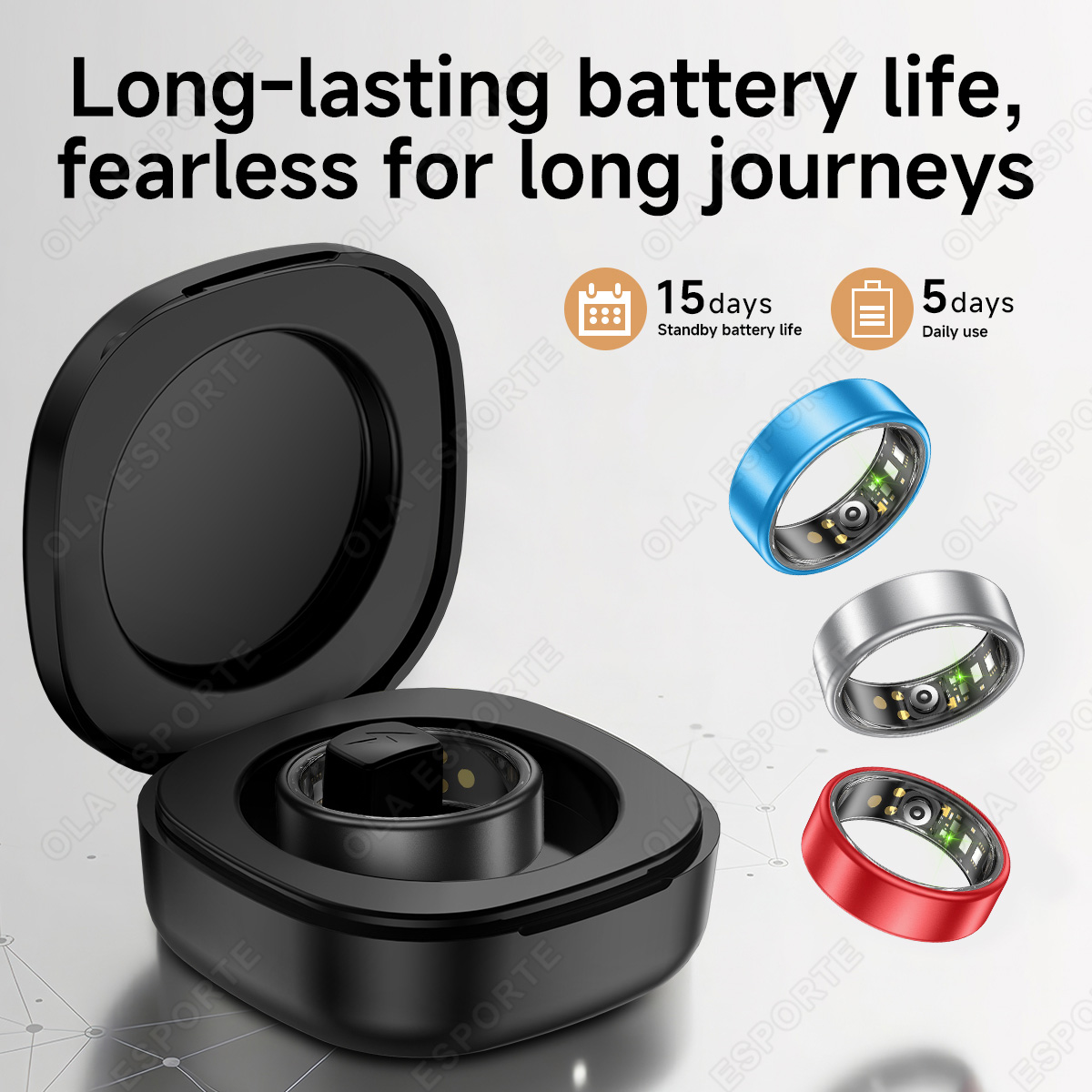 New Smart Ring with Case Heart - огляд і ціна Smart Ring Health