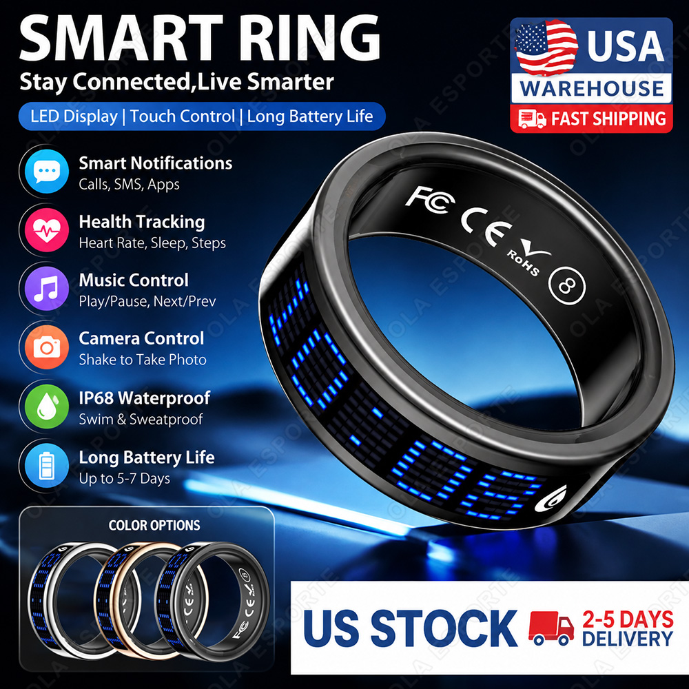New 2026 Call ID Reminder Smar - огляд і ціна Smart Ring Health