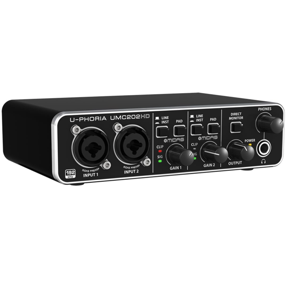 UMC202HD Microphone Amplifier  - огляд і ціна Usb Sound Card External