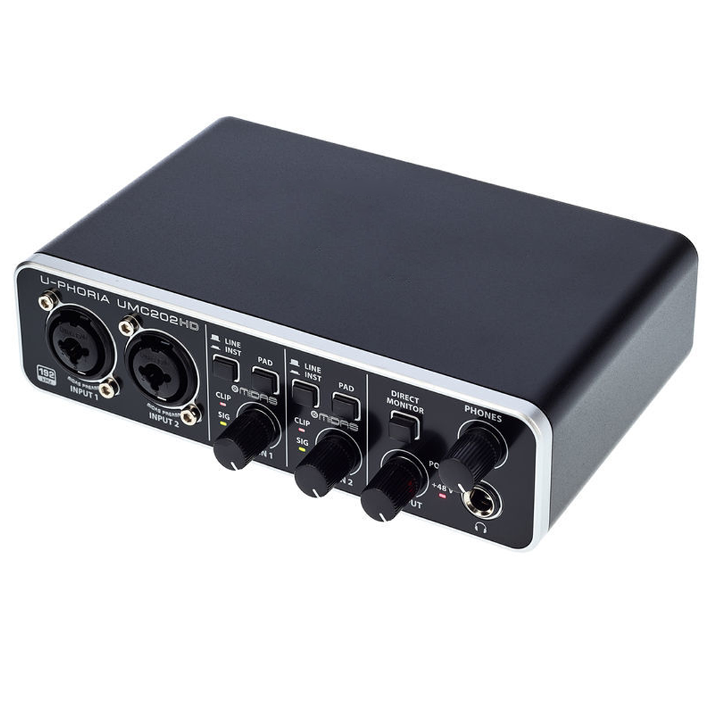UMC202HD Microphone Amplifier  - огляд і ціна Usb Sound Card External
