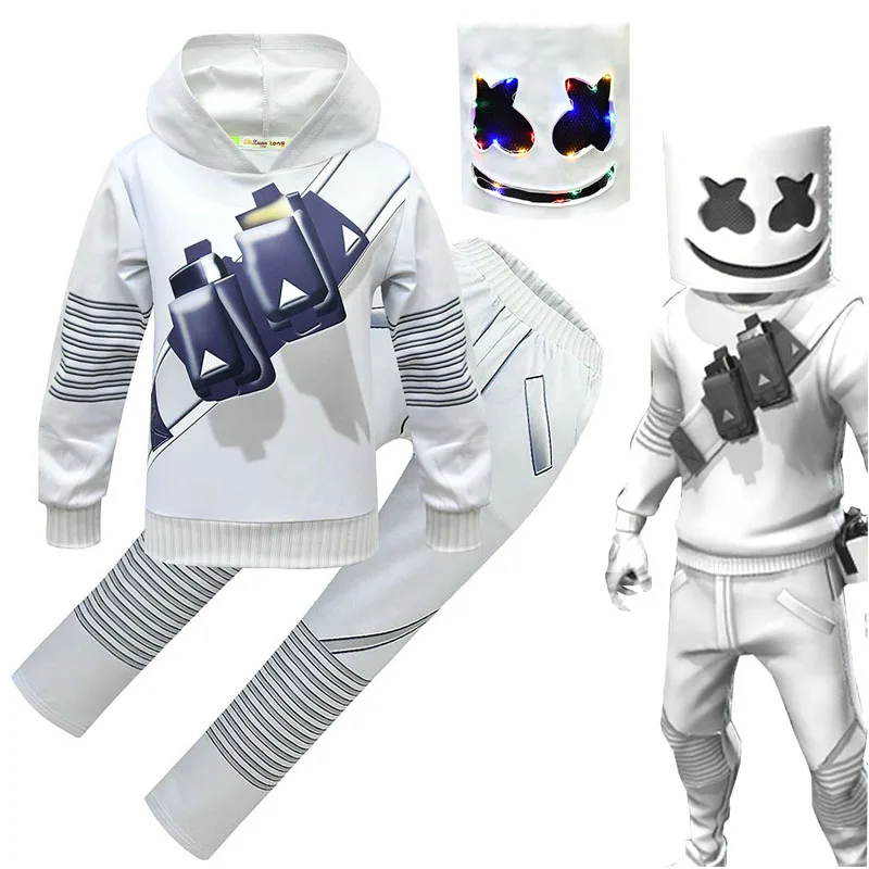 Kids Cosplay Costume Boys Mars - огляд і ціна Led Gloves Music
