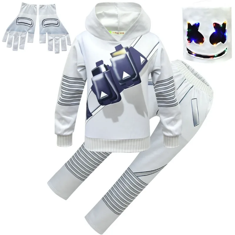 Kids Cosplay Costume Boys Mars - огляд і ціна Led Gloves Music