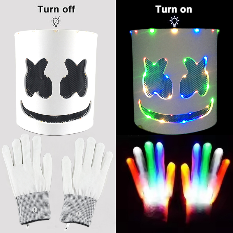 Led Light Up Mask and Gloves D - огляд і ціна Led Gloves Music