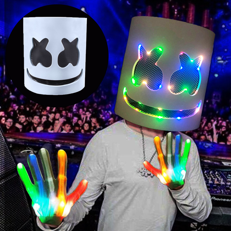 Led Light Up Mask and Gloves D - огляд і ціна Led Gloves Music