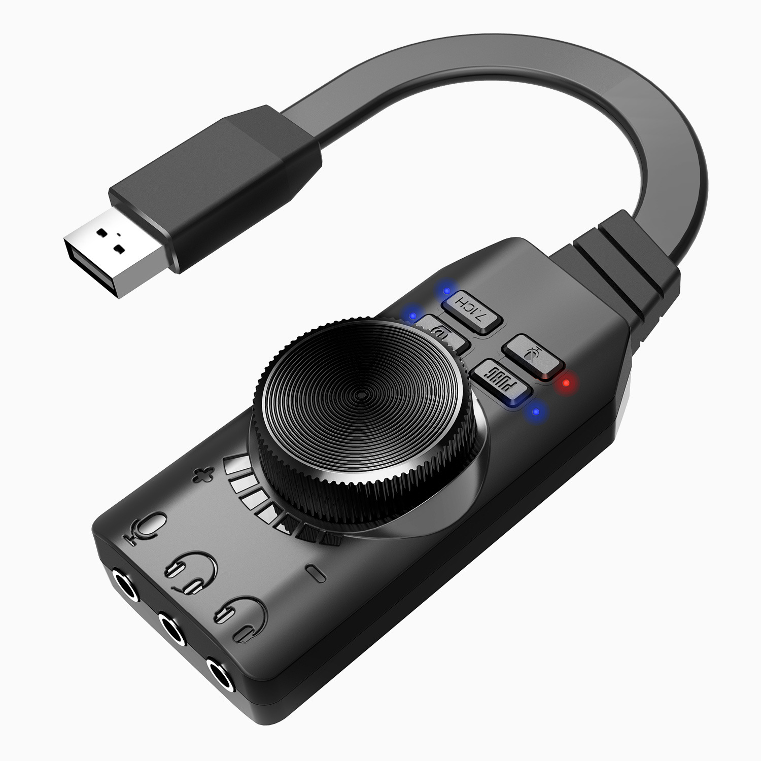 GS3 7.1 Channel Sound Card Con - огляд і ціна Usb Sound Card External