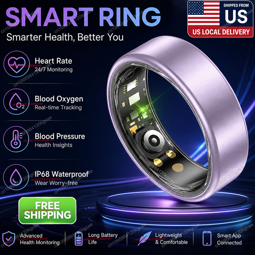 Smart Ring Heart Rate Blood Ox - огляд і ціна Smart Ring Health