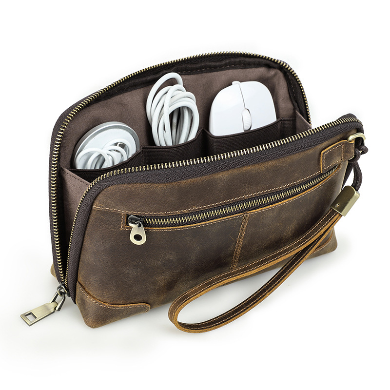 Genuine Leather Tech Pouch Mul - огляд і ціна Electronics Gadgets In China