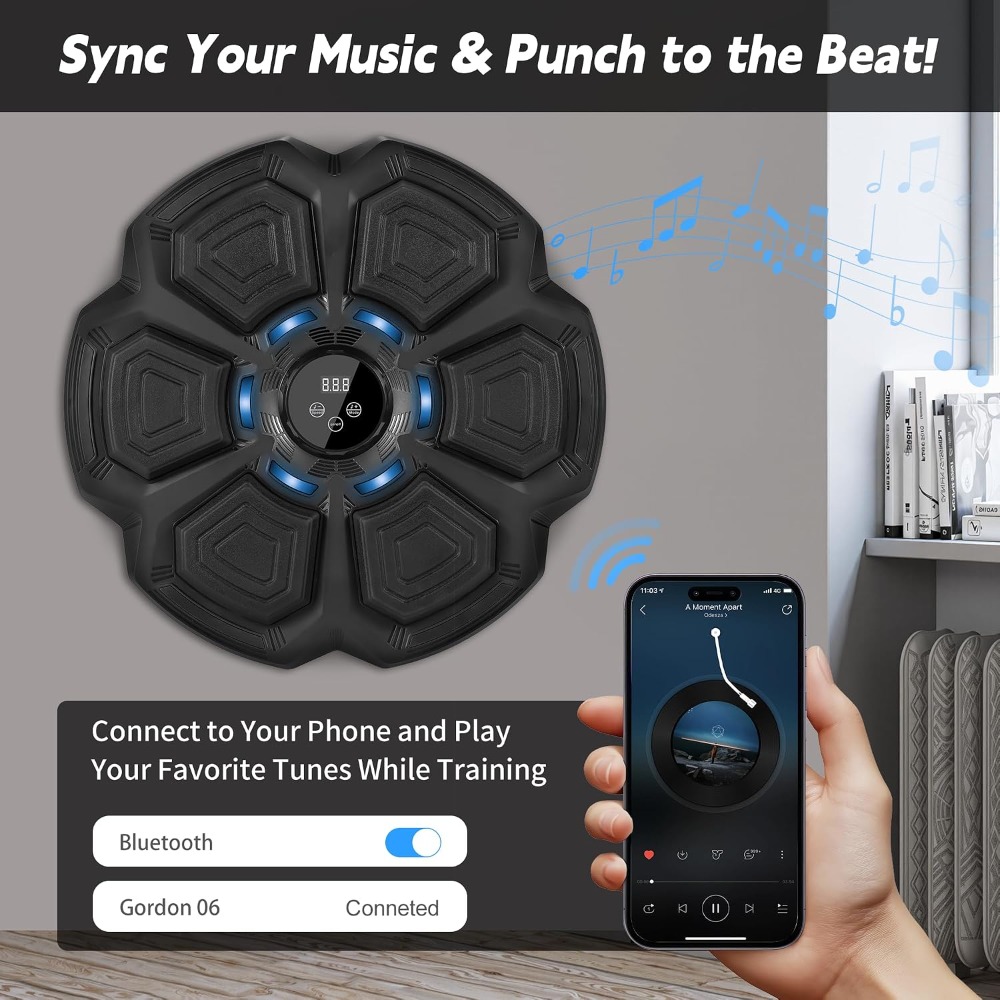 Interactive Music Boxing Machi - огляд і ціна Led Gloves Music