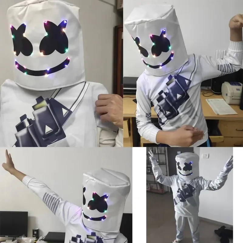 Premium Outfit Halloween DJ LE - огляд і ціна Led Gloves Music