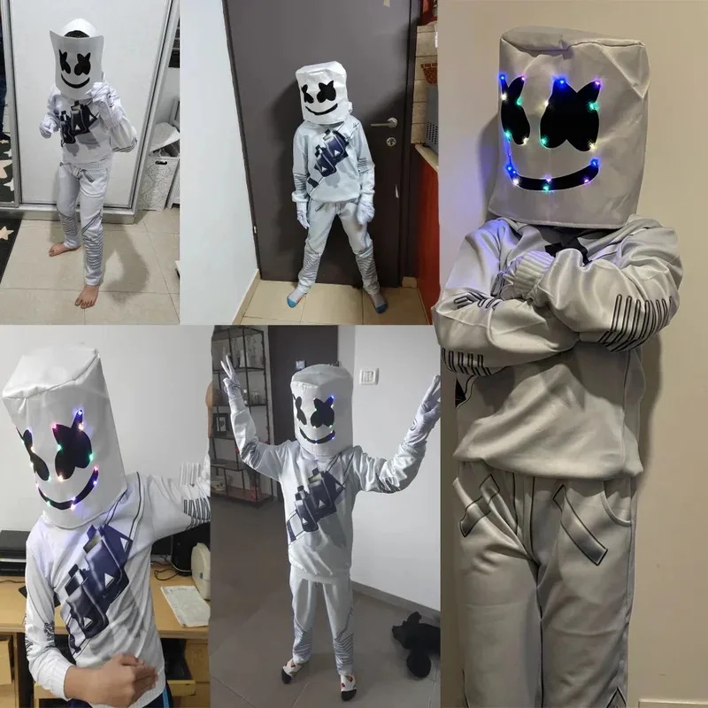 Premium Outfit Halloween DJ LE - огляд і ціна Led Gloves Music