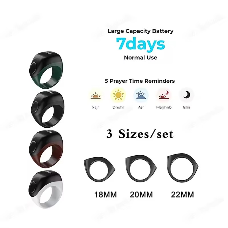 2026 Newest Qibla Zikr Muslim  - огляд і ціна Smart Ring Health